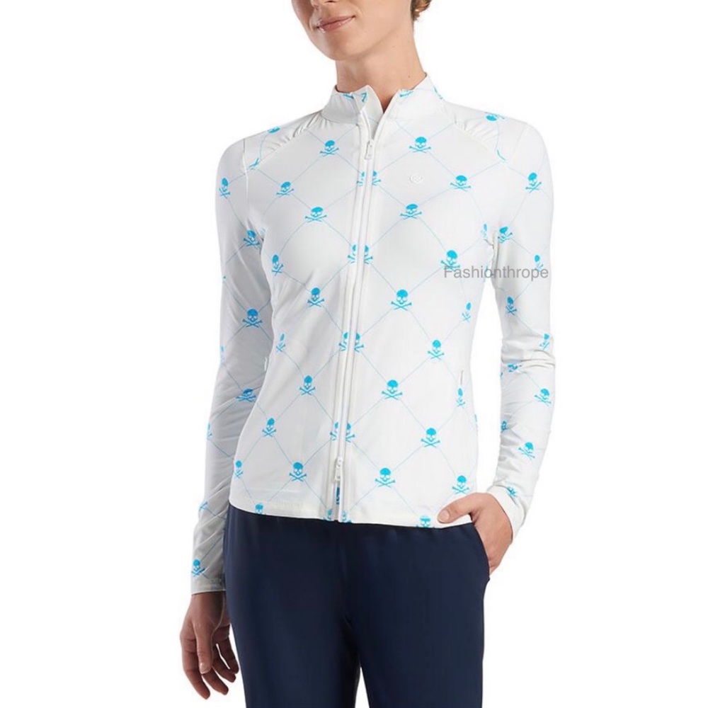 G/Fore Skulls Killer Full Zip Jacket/Top Womens